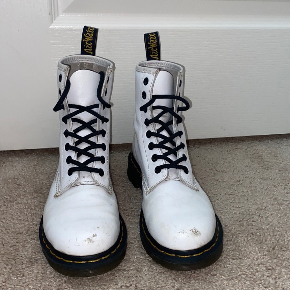 White Dr Martens